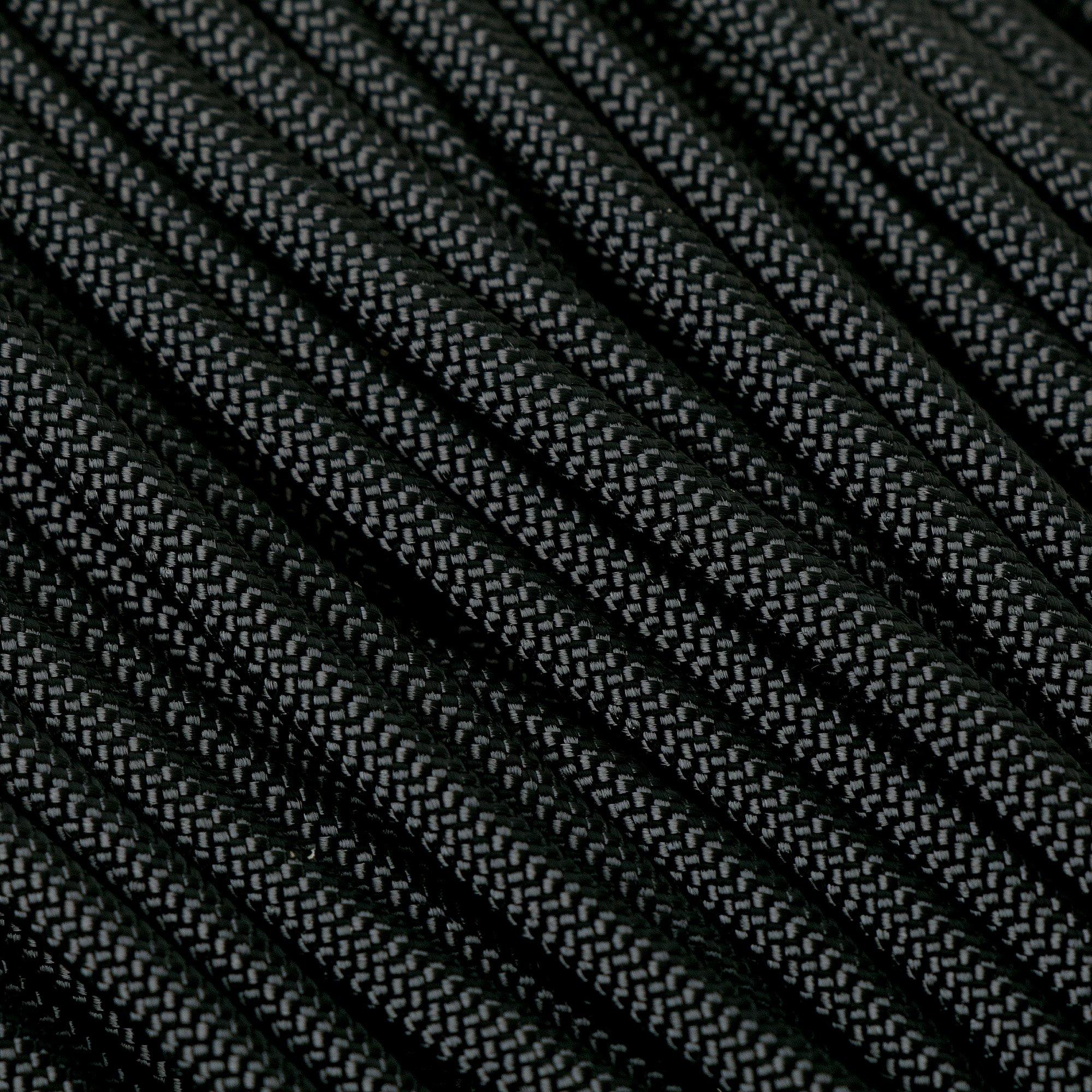 Knivesandtools 550 paracord type III, colour: black, 50 ft (15,24 m)