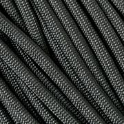 Knivesandtools 550 paracord type III, colour: charcoal grey, 50 ft (15.24 m)