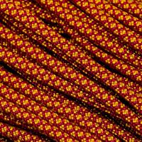 Afbeelding voor Knivesandtools 550 paracord type III, kleur: burgundy with goldenrod diamonds - 50 ft (15,24 meter)