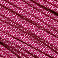 Image for Knivesandtools 550 paracord type III, colour: cream with fuchsia diamonds - 50 ft (15.24 meters)