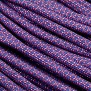 Knivesandtools 550 paracord type III, colour: FS lavender (pink) with lavender diamonds - 50 ft (15.24 meters)