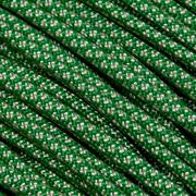 Knivesandtools 550 Paracord Typ III, Farbe: kelly green with cream diamonds - 50 ft (15,24 m)