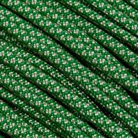 Image for Knivesandtools 550 paracord type III colour: kelly green with cream diamonds - 50 ft (15.24 meters)