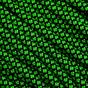Image for Knivesandtools 550 paracord type III, colour: neon green diamonds - 50 ft (15.24 meters)