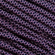 Knivesandtools 550 paracord type III, kleur: rose pink with midnight blue diamonds - 50 ft (15,24 meter)