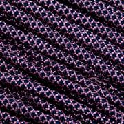 Knivesandtools 550 paracord type III, kleur: rose pink with midnight blue diamonds - 50 ft (15,24 meter)