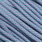 Image for Knivesandtools 550 paracord type III, colour: rose pink with turquoise diamonds - 50 ft (15.24 meters)