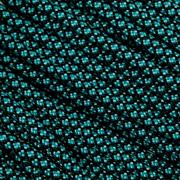 Knivesandtools 550 paracord type III, kleur: turquoise diamonds - 50 ft (15,24 meter)