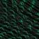 Afbeelding voor Knivesandtools 550 paracord type III, kleur: black with kelly green X - 50 ft (15,24 meter)