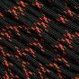 Image for Knivesandtools 550 paracord type III, colour: black & neon orange X - 50 ft (15.24 meters)