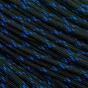 Image for Knivesandtools 550 paracord type III, colour: black & royal blue X - 50 ft (15.24 meters)