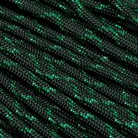 Image for Knivesandtools 550 paracord type III, colour: green knight with green metallic X - 50 ft (15.24 meters)