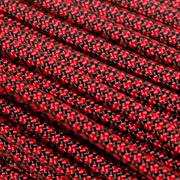 Knivesandtools 550 paracord type III, colour: imperial red diamond, 25 ft (7.62 m)