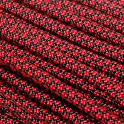 Knivesandtools 550 paracord type III, cor: imperial red diamond, 25 ft (7.62 m)