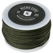 Knivesandtools Micro Cord, colour: Olive, 125 ft (38.1 m)