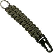 Knivesandtools paracord keychain quickly deploy, army green