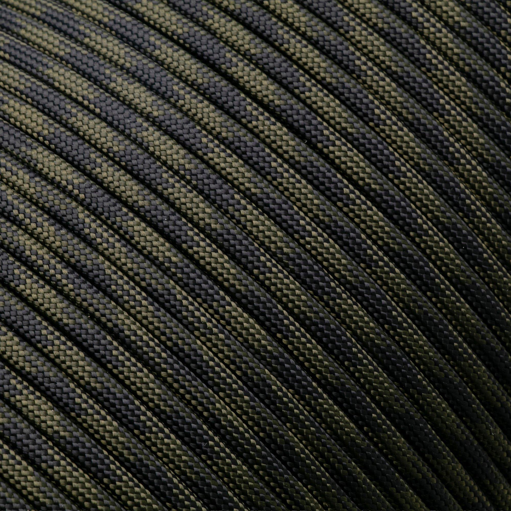 Knivesandtools 550 Paracord Type III, Black Forest, 164ft (50 m)
