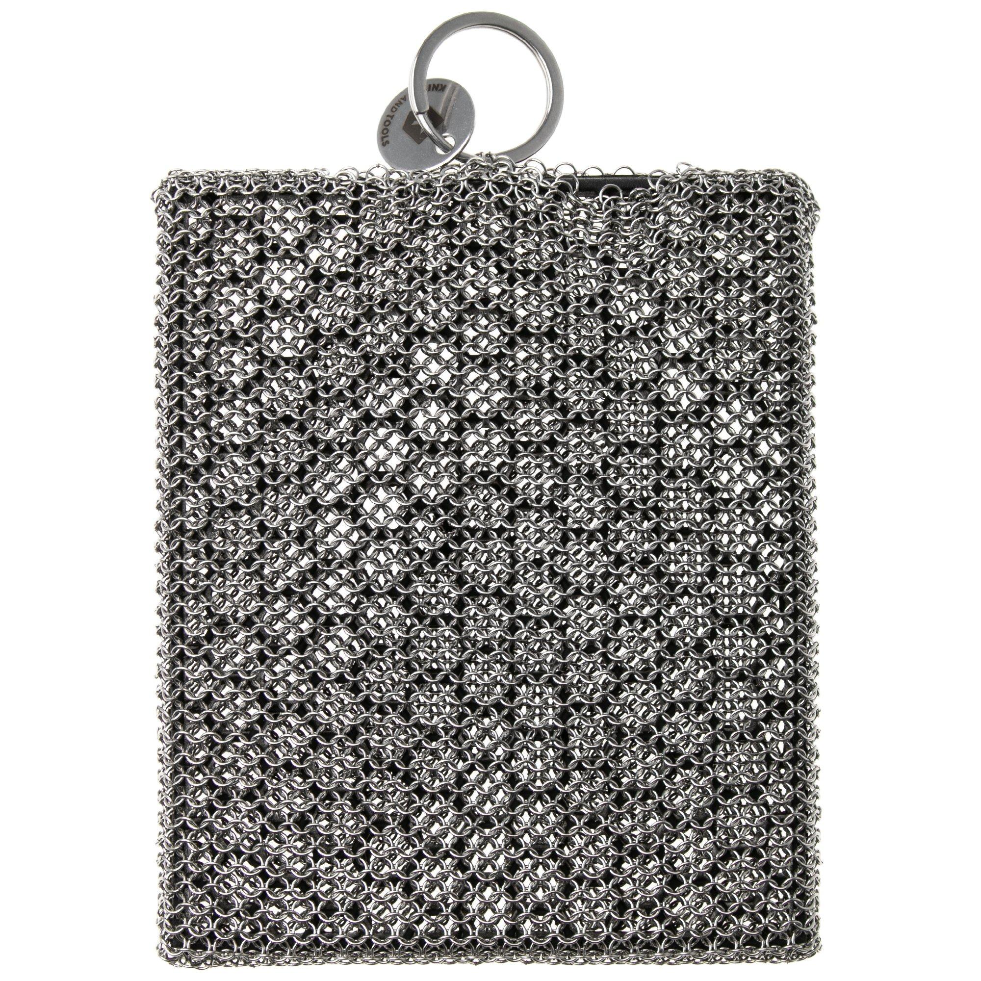 Knivesandtools Scrubber KTSCRUB-SIL10X12 Stainless Steel Pan Scrubber Silicone, ring scrubber, 10 x 12 cm
