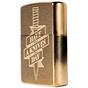 Bild für Knivesandtools Zippo Brass Brushed Knife, bronzen, Feuerzeug