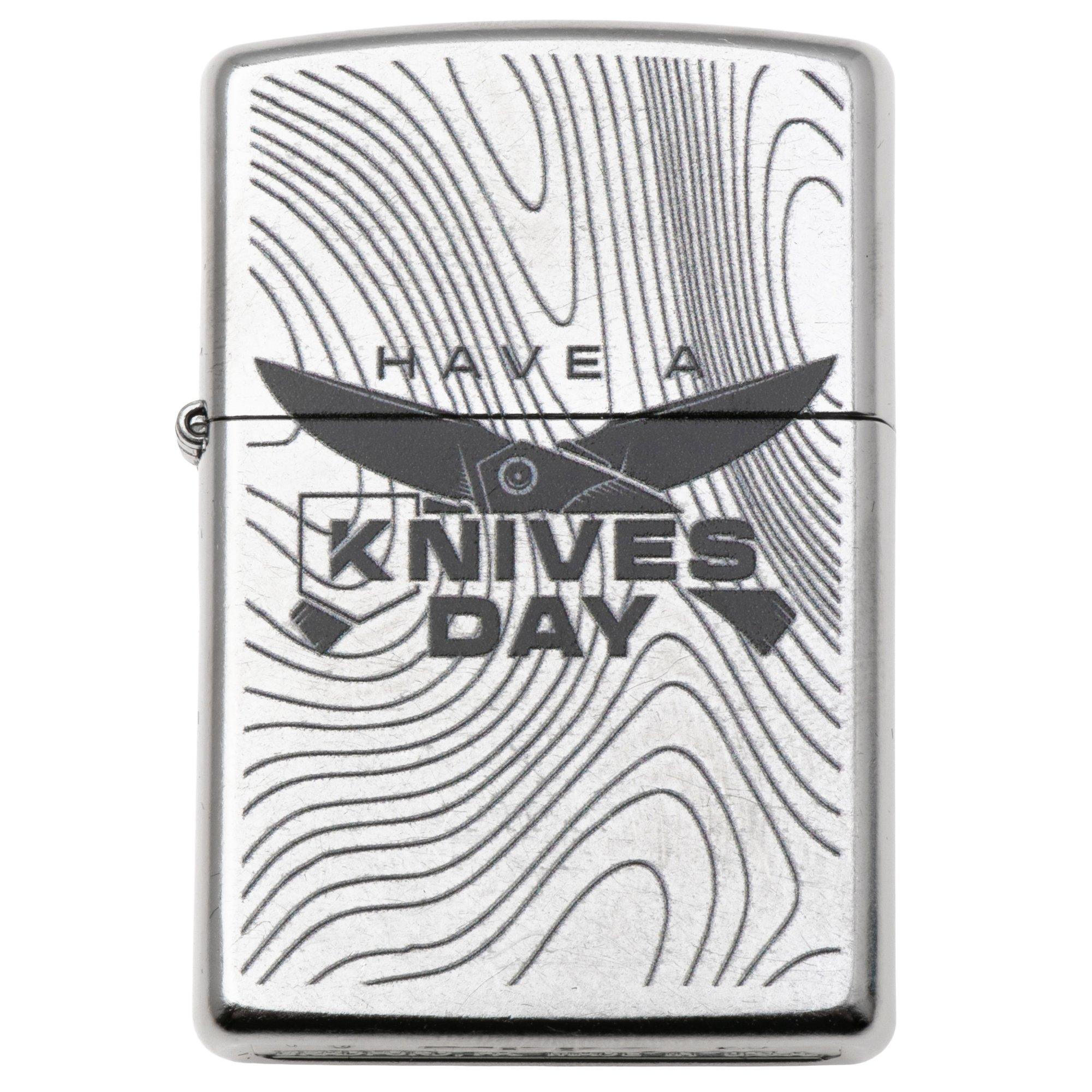 Zippo Street Chrome Knivesandtools HAKD Exclusive, Feuerzeug