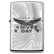 Afbeelding voor Zippo Street Chrome Knivesandtools HAKD-exclusive, aansteker