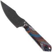 Kizer Harpoon Mini 1040S6 Black CPM 3V, G-Mascus, vaststaand mes, Maverick Customs design