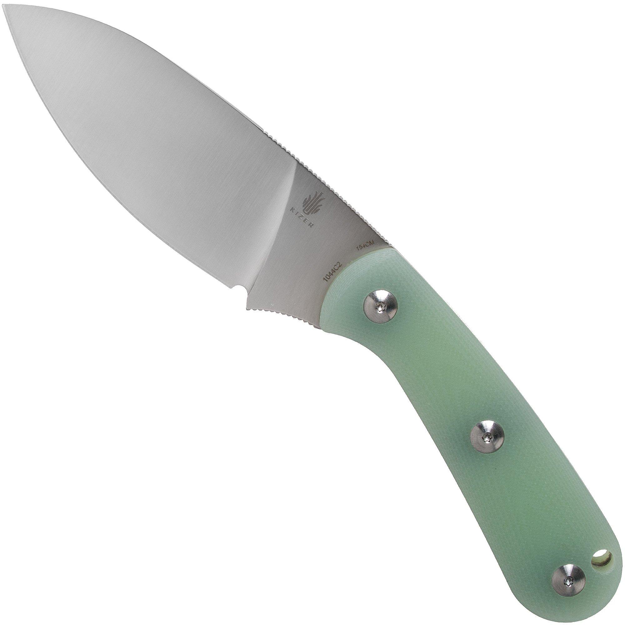 Kizer – Couteau À Lame Fixe Pour Bébé 1044c1, Outil De Survie En Plein Air,  Manche G10 De 154cm, Acier Durable, Pour La Chasse Et La Survie - Couteaux  - AliExpress