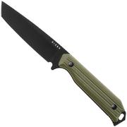 Afbeelding voor Kizer Begleiter Fix 1045MT2, Black AEB-L, OD Green vaststaand mes, Azo design