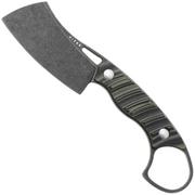 Kizer Little Rhino 1065A3, Black D2, Olive Green/Black G10 couteau fixe, Kapuscinski Giedymin design