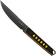 Image for Kizer Kwaiken 1066A3, Black Nitro-V, Black/Yellow G10, fixed knife, Johan Jordaan design