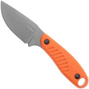 Kizer Hare 1077A1 Grey PVD D2, Orange G10, Fahrtenmesser, Azo Design