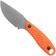 Afbeelding voor Kizer Hare 1077A1 Grey PVD D2, Orange G10, vaststaand mes, Azo design