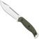 Image for Kizer Ursa Major 1082A2, Satin AEB-L, Olive Green G10, fixed knife, Maksim Epifantsev design