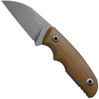 Bild für Kizer Snick 1085A2 Gray Stonewashed AEB-L, Brown G10, Fahrtenmesser, Kornel Kiss Design