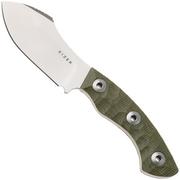 Afbeelding voor Kizer Vanguard Rook 1090A4 Satin AEB-L, Green Micarta, vaststaand mes, Vincent Rizzo design