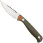 Image for Kizer Vanguard Evenki 1, 1097A1 Stonewashed AEB-L, Green G10, fixed knife, Azo design