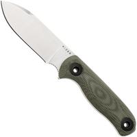 Afbeelding voor Kizer Drop Bear Fix 3, 1101A2, Satin Sandvik 14C28N, Green Micarta bushcraftmes, Azo design