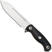 Afbeelding voor Kizer Drop Bear Fix 7 HexShox 1103HSD1, Stonewashed AEB-L, Black Micarta and TPE, survivalmes, Azo design