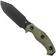 Imagen para Kizer Sheepdog Survival 1105A4 Black 1095, Green Micarta, cuchillo de supervivencia, diseño de Chris Conaway