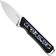 Image pour Kizer Whiskey Jack 1108A6 Satin AEB-L, G10 & Vortex Pattern Micarta, couteau de poche, Azo design