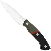 Imagem para Kizer Hissbite 1109A2, Satin AEB-L, Black/OD Green/Red G10, faca fixa, Boris Bairov design