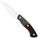 Image pour Kizer Hissbite 1109A2, Satin AEB-L, Black/OD Green/Red G10, couteau fixe, Boris Bairov design