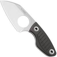 Image pour Kizer Nightjar 1114A2 Stonewashed AUS-10, Gray Aluminum, couteau fixe, Vincent Rizzo design