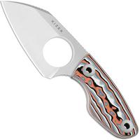 Image pour Kizer Nightjar 1114A3 Satin AUS-10, Vortex Pattern Micarta, couteau fixe, Vincent Rizzo design