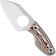 Image pour Kizer Nightjar 1114A3 Satin AUS-10, Vortex Pattern Micarta, couteau fixe, Vincent Rizzo design
