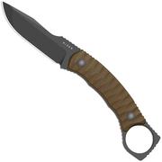 Image for Kizer Billy Bones 1115A2 Graywashed AEB-L, Tan G10, fixed knife, Maksim Epifantsev design