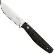 Afbeelding voor Kizer Dingo 1121A2, Satin AEB-L, Black Micarta vaststaand mes, Maksim Epifantsev design
