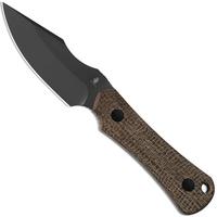 Image pour Kizer Bone 1122A1 Matte DLC 3V, Norplex Ultrex Micarta, couteau fixe, Maverick Customs design
