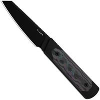 Image for Kizer Hallow 1123A1 Black 10V, Aluminum & Camo Carbon Jazzy, fixed knife, Michael Herrick design