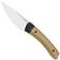 Image pour Kizer Momo Fix 3 1124A2 Satin S35VN, Norplex UltreX Micarta & Carbon Fiber, couteau fixe